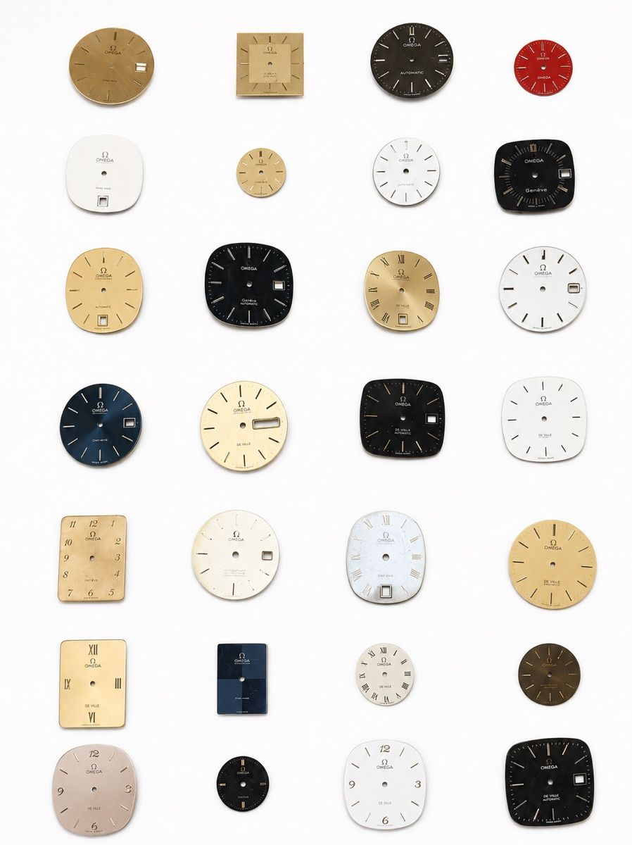 Omega Orologi: Omega Zifferblätter Konvolut – Usato da Niederwangen BE venduto da Holzatelier_