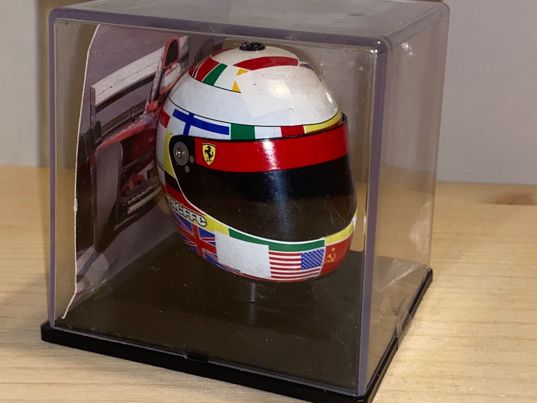 Ferrari Modellautos: Ferrari Helm 1/5 Gerhard Berger 1995 – Neu (gemäss Beschreibung) aus Wohlen AG von PrivatSammlung 1