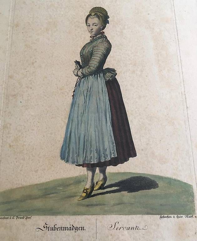 Gravures: Stich einer Stubenmagd/ une Servante – D'occasion à Aarburg par lbe_xnl2 2