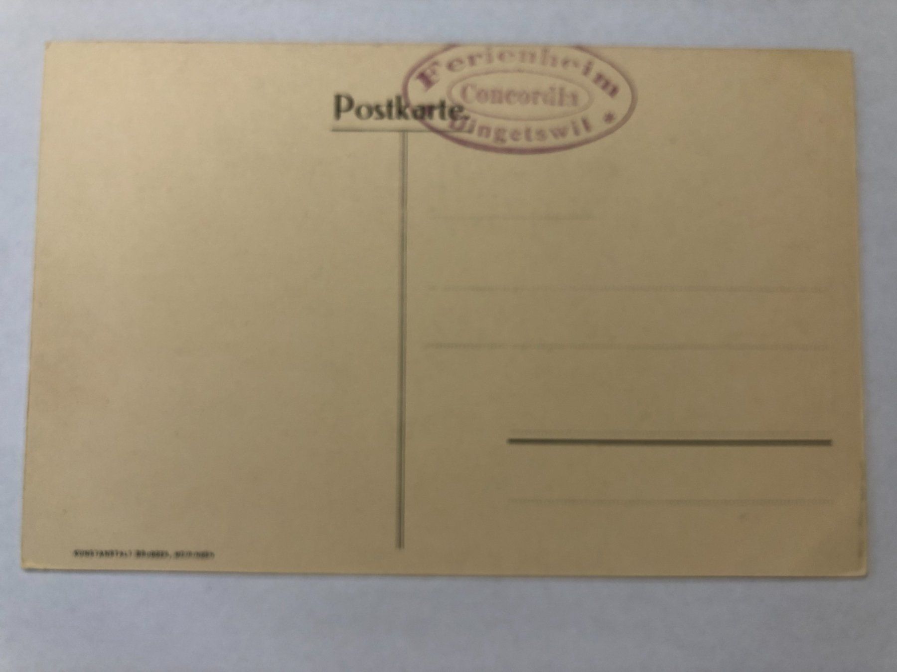 Cartoline postali: Ferienheim Konkordia Dingetswil – Usato da Pfäffikon ZH venduto da Waltoversand 1
