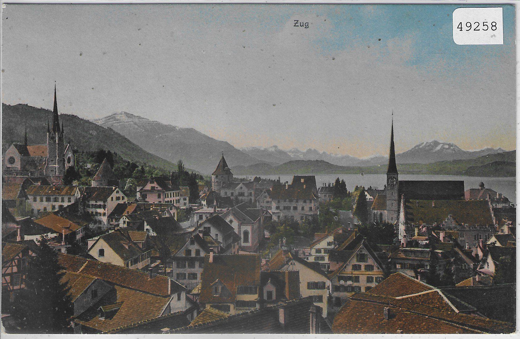 Cartes postales: Über den Dächern von Zug – D'occasion à Ettingen par Kartenplanet