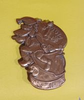 Fasnachtsplakette  Basel 2014 Bronze