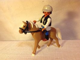Playmobil 5109 cheval haflinger & ecuyer