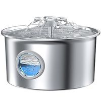 Katzenbrunnen Edelstahl,  2.6L Trinkbrunnen Für Katze