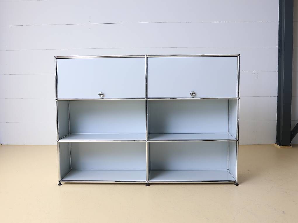 USM Scaffali: USM Haller Sideboard 2x3 in Lichtgrau – Usato da Meinisberg venduto da atelier_TILIJA 1
