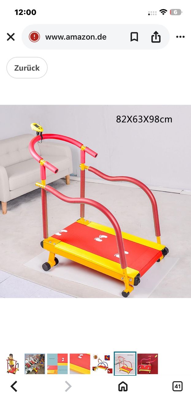 Hometrainer: Laufband für Kinder – Nuovo (secondo la descrizione) da Amriswil venduto da einkaufverkauf 1