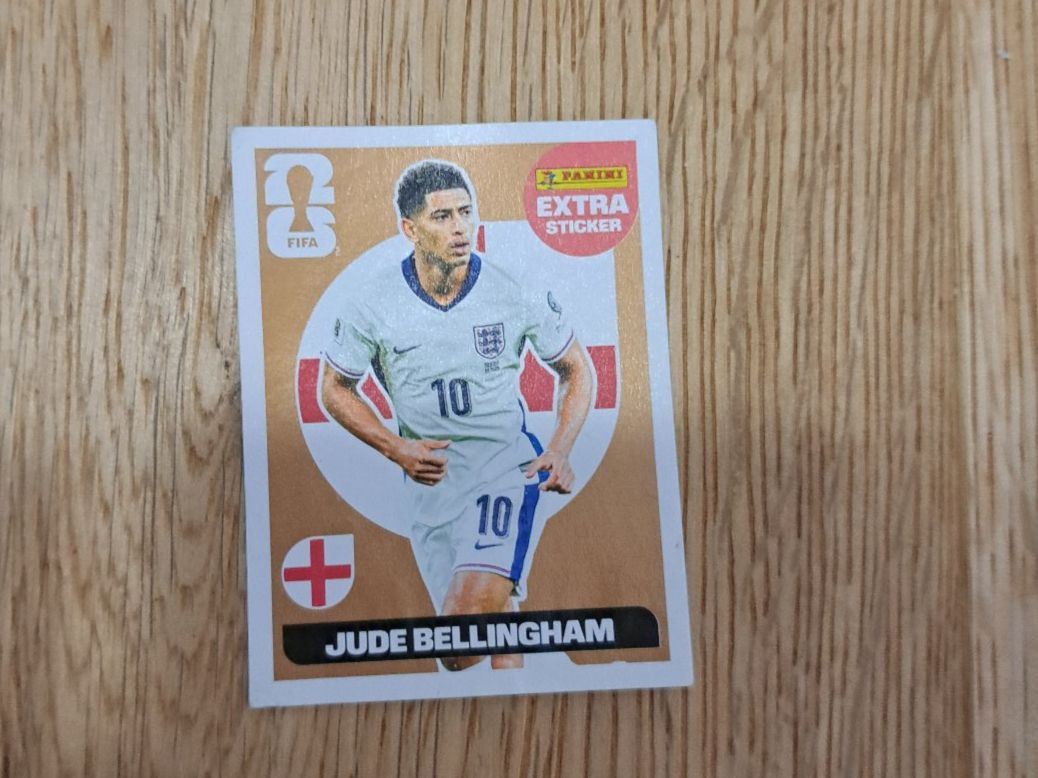 Panini Carte collezionabili: Jude Bellingham Panini extra Sticker 2026 Bronze – Usato da Wil SG venduto da Gabri6