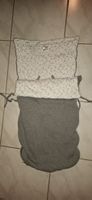 Fusssack für Babyschale mit Gurtenausparung