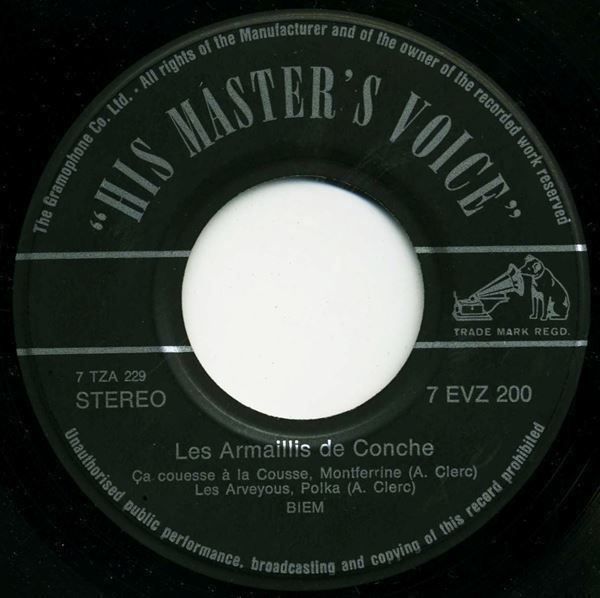 Dischi in vinile: Ensemble Champêtre Armaillis de Conche Vinyle avec Dédicace – Usato da Genève venduto da Cockattoo 5