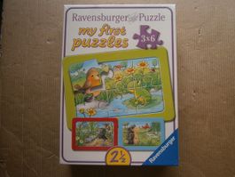 Puzzle 3 X 6 Teile fur Kinder