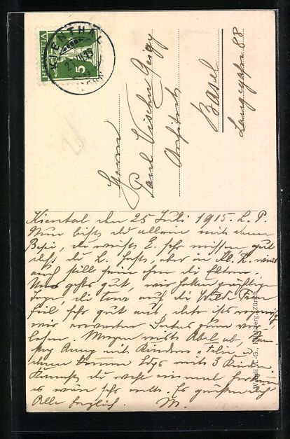 Cartoline postali: AK Reichenbach, Ansicht der Kirche, 1915 – Usato da Berlin venduto da bartko-reher 1
