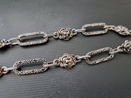 Kette Metall massiv 100cm lang, Gliederkette
