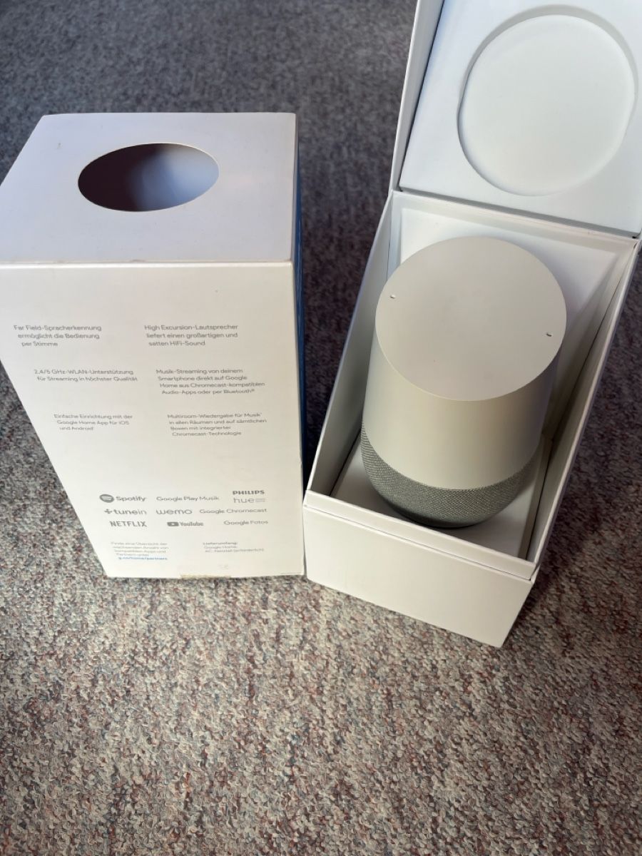 Google Lautsprecher: Google Home  – Neu (gemäss Beschreibung) aus La Chaux-du-Milieu von max_8hcb 3