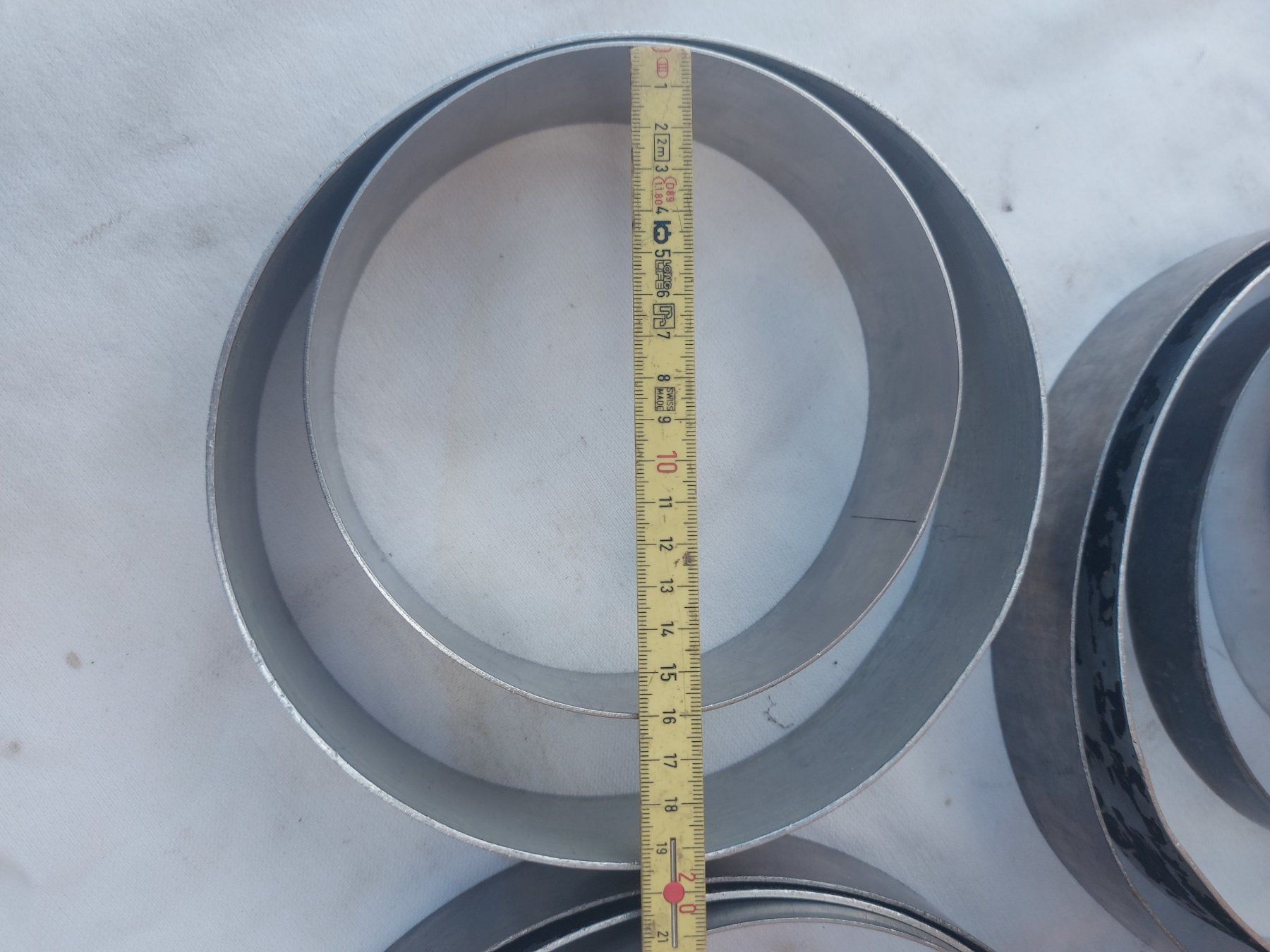 Backformen: Backformen Ringe Set Metall 10-teilig verschiedene Grössen – Gebraucht aus Rheinau von profitronic.shop 6