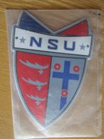 NSU Motorrad Emaille - Schild 15x10 cm
