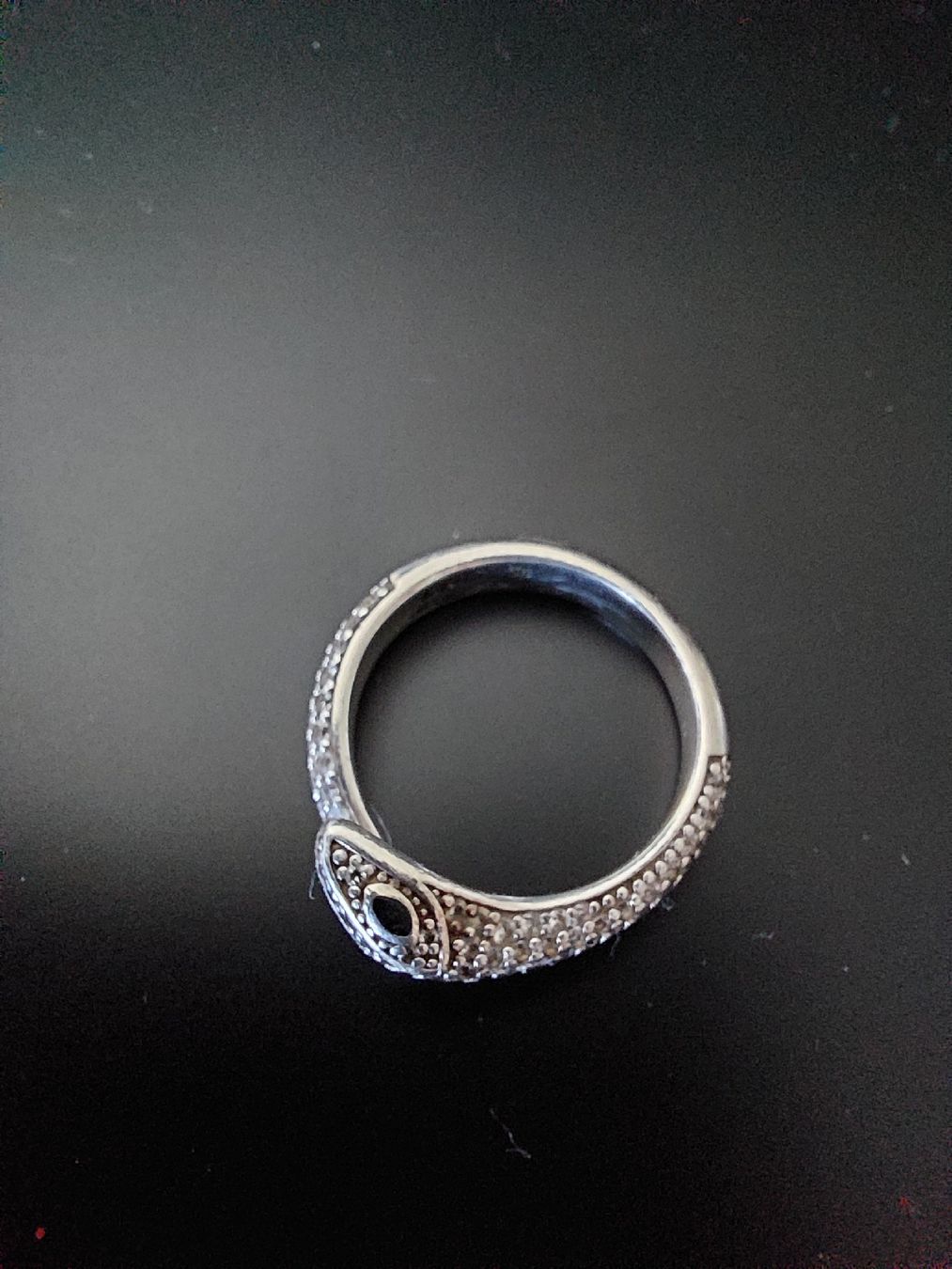 Thomas Sabo Anelli: Thomas Sabo Silberring Schlangen Design Grösse 52 – Usato da Horgen venduto da prinza 1