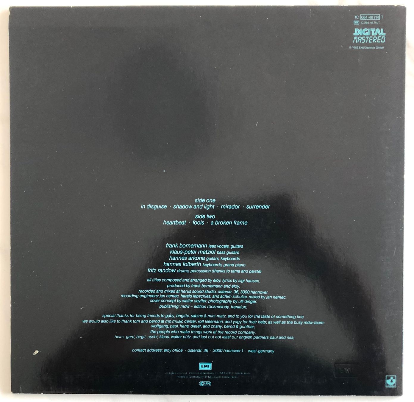 Schallplatten: ELOY - PERFORMANCE – Gebraucht aus Poliez-Pittet von Newtown-Records 1