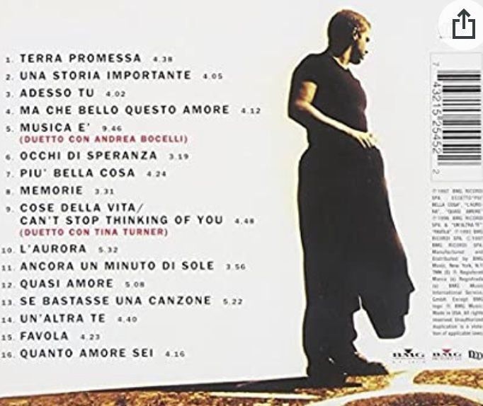 CD: Eros Ramazzotti -Eros – Usato da Wettingen venduto da Licht08 1