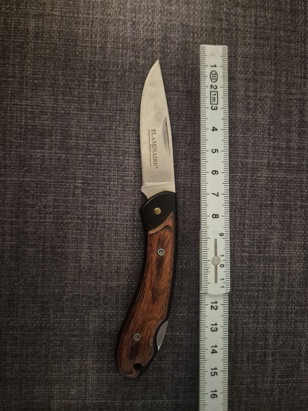 Coltelli tascabile: FLAMINAIRE Sackmesser Holzgriff Klappmesser – Usato da Binningen venduto da rom_9ls7 1
