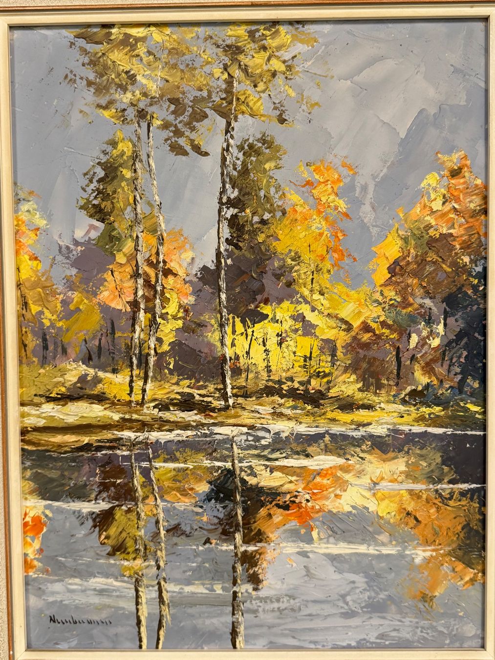 Gemälde: Otto Nussbaumer  Original Gemälde – Gebraucht aus Basel von PAUL_ART 1