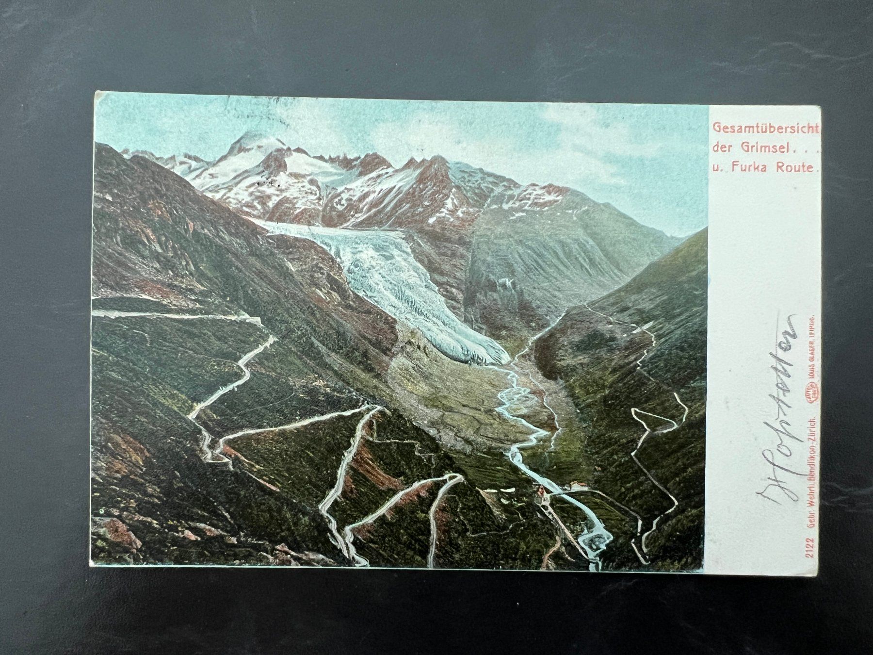 Cartoline postali: AK  1905 Grimsel  (G3225) – Usato da Hinwil venduto da Sidi4