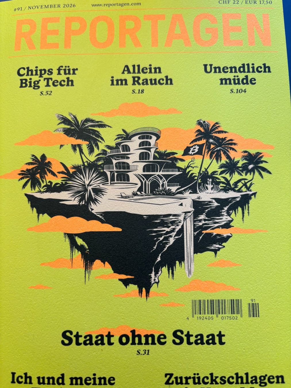 Zeitschriften & Magazine: Reportagen 91, neuste Ausgabe – Gebraucht aus Bern von sabah62