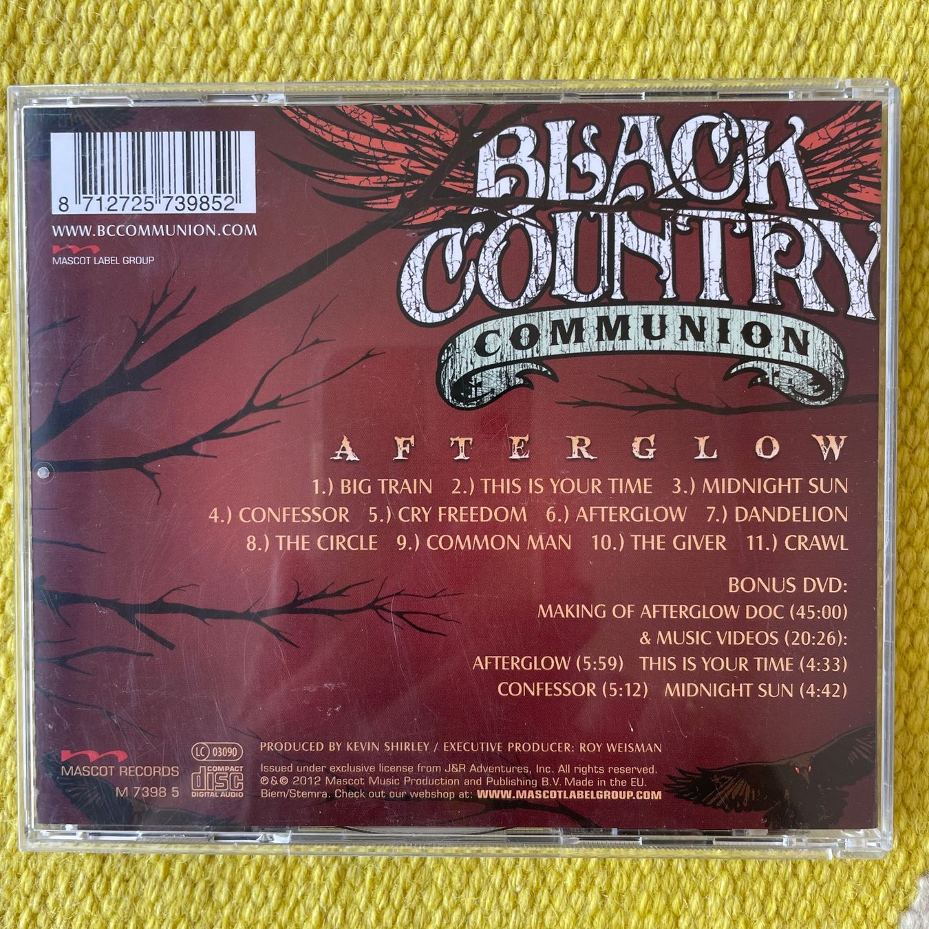 CD: BLACK COUNTRY COMMUNION-AFTERGLOW – Usato da Rorschacherberg venduto da CD-Roli 1