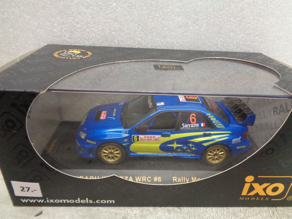 Citroën Xsara WRC #1 - Gagnant Rallye Monte Carlo 2005 - Modèle Réduit Ixo 1/43