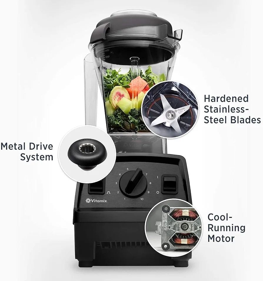 Vitamix Elettrodomestici da cucina: Vitamix VM0201 E310 Explorian Standmixer, Edelstahl, schwarz – Usato da Laupen ZH venduto da zoba287