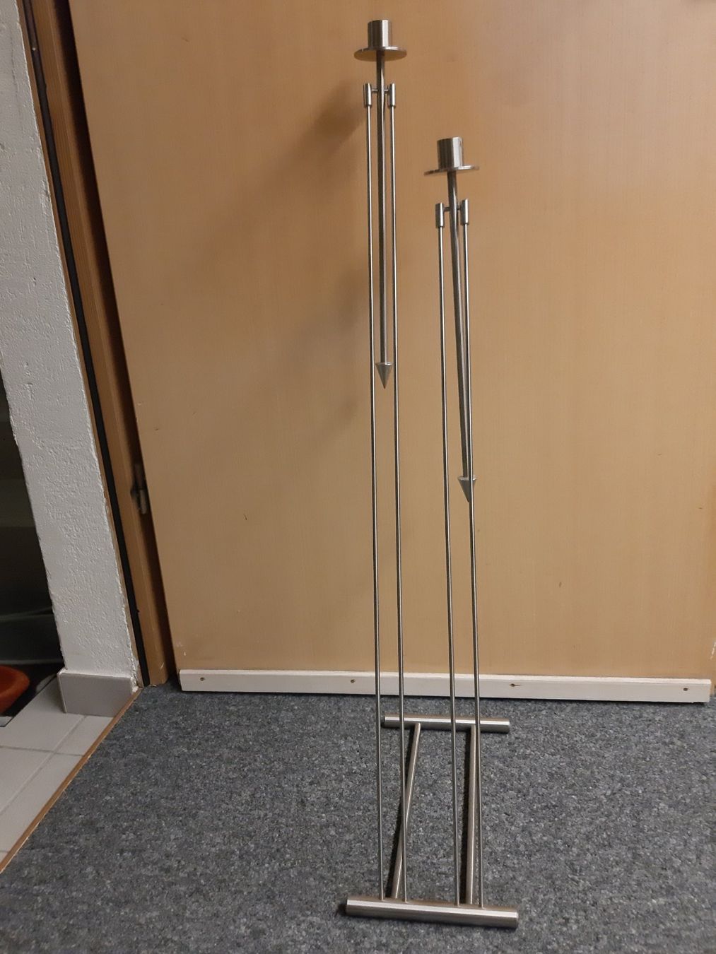 Portacandele: Kerzenständer Edelstahl 90cm hoch – Usato da Schmitten FR venduto da ReniStern 3