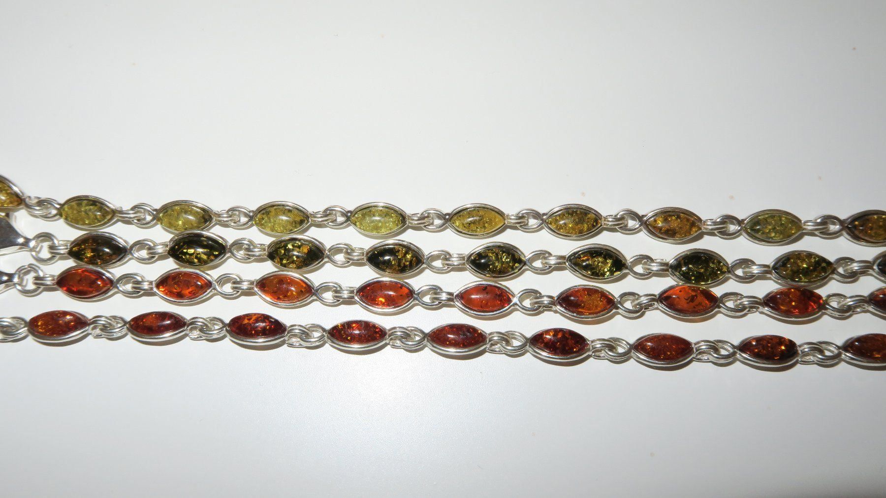 Bracciali & Braccialetti: Bernstein Armband 925 Silber VP 95,- – Nuovo e nell'imballaggio originale da Visp venduto da steinschmuckwelt 5