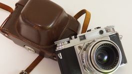 Voigtländer PROMINENT selten Obj.Skoparon 1:3.5/35mm mit Eui