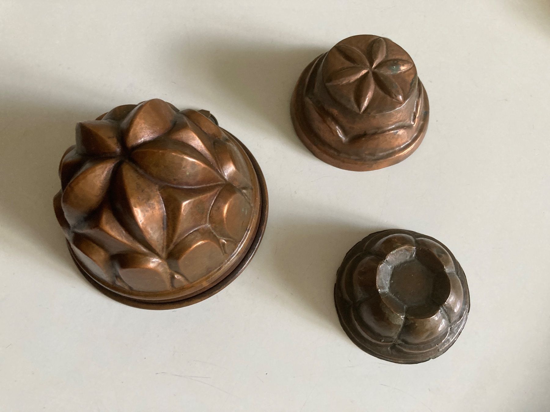 Moules à gâteaux: 3 alte Kupfer - Backformen – D'occasion à Zürich par Chaeffeler
