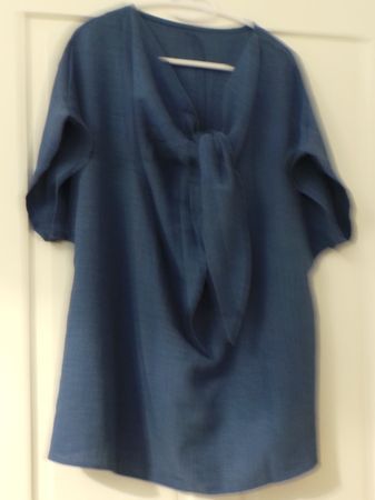 Luftiges Sommer-Shirt blau 4XL