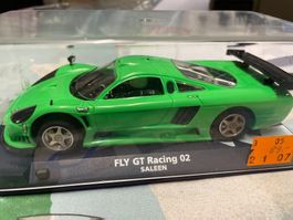 Saleen GT Racing 02 SlotcaR 1:32 Neu . 1 Spiegel DEFEKT