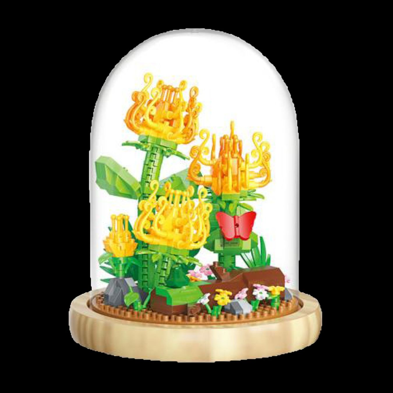 Baukästen: Blume im Glas: Löwenzahn / Mini-Bausteine – Neu und originalverpackt aus Meisterschwanden von Bigi1
