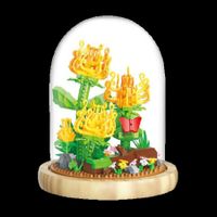 Blume im Glas: Löwenzahn / Mini-Bausteine