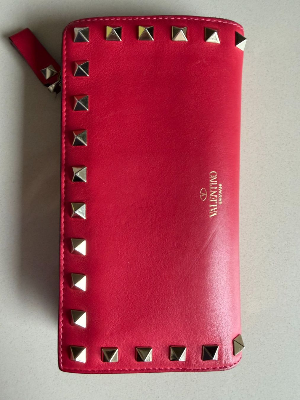 Valentino Portemonnaie: Valentino Rockstud Wallet Red - 100% Original – Gebraucht aus Zürich von bgg 1