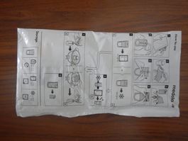 Milchbeutel in Verpackung