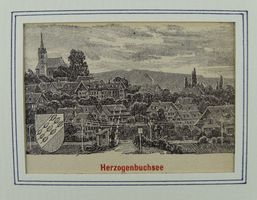 HERZOGENBUCHSEE, ZINKÄTZUNG 1896