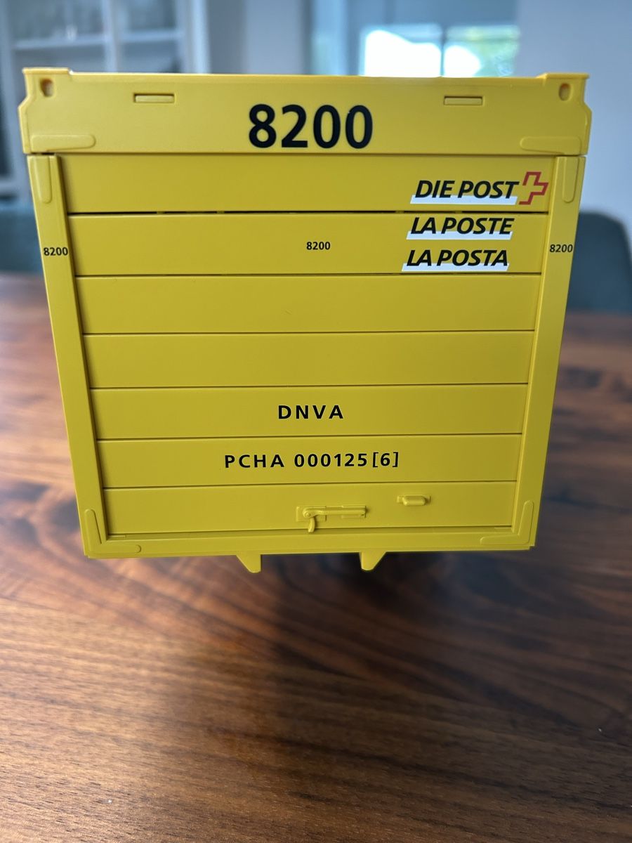 LGB Modellini di ferrovie: LGB RhB Postcontainer  ungebraucht  – Nuovo (secondo la descrizione) da Schmitten FR venduto da Xeramic 1