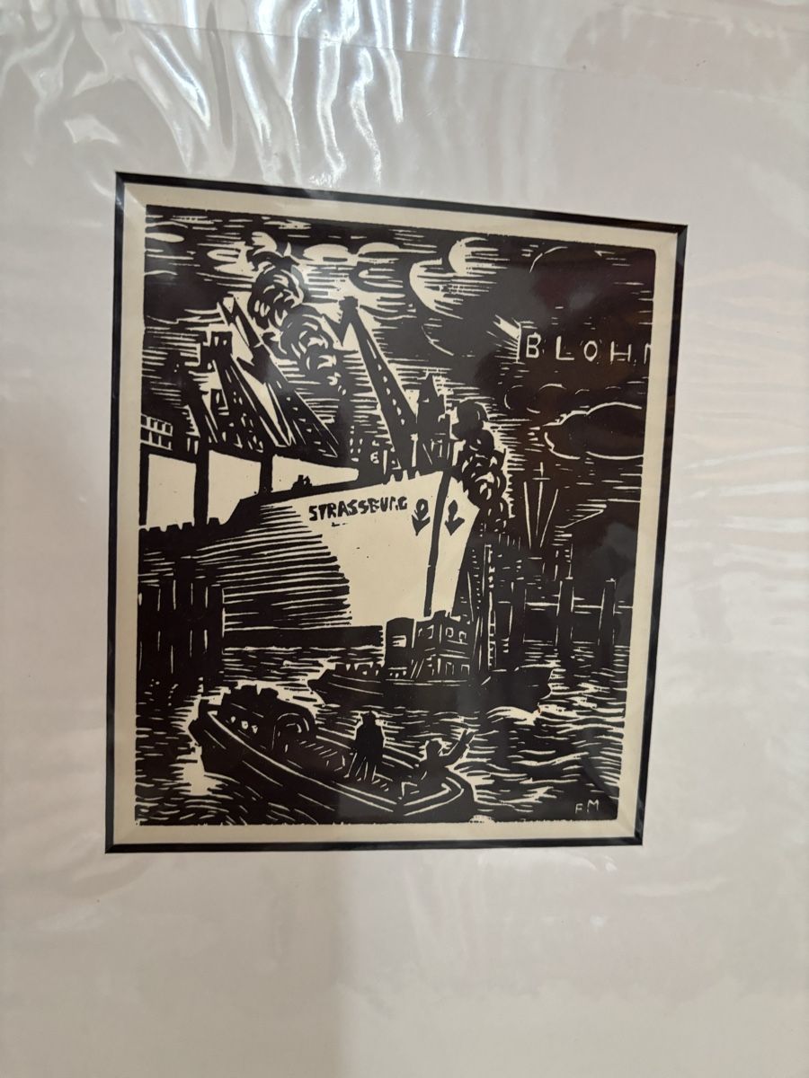 Xilografie: 4 Holsschnitte FRANS MASEREEL ( 1889 - 1972) – Nuovo (secondo la descrizione) da Biel/Bienne venduto da CuriousCat 4