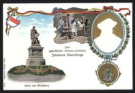Ganzsache PP15 D14: Strassburg, 500-jäh