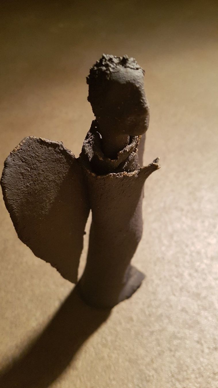 Skulpturen & Statuen: Skulptur aus Terrakotta, Schweizer Kunstler – Neu und originalverpackt aus Innerberg von Ganapataye 1
