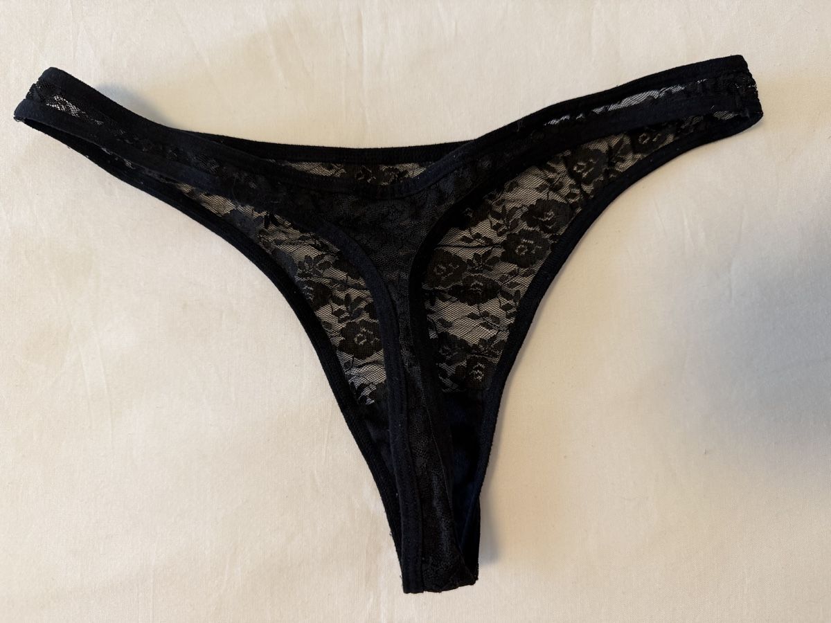 Altra biancheria intima: Damen Slip Tanga Spitze Schwarz – Nuovo (secondo la descrizione) da Au ZH venduto da FMRF 1