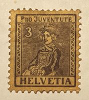 Pro Juventute 3, 1917, Trachtenbilder