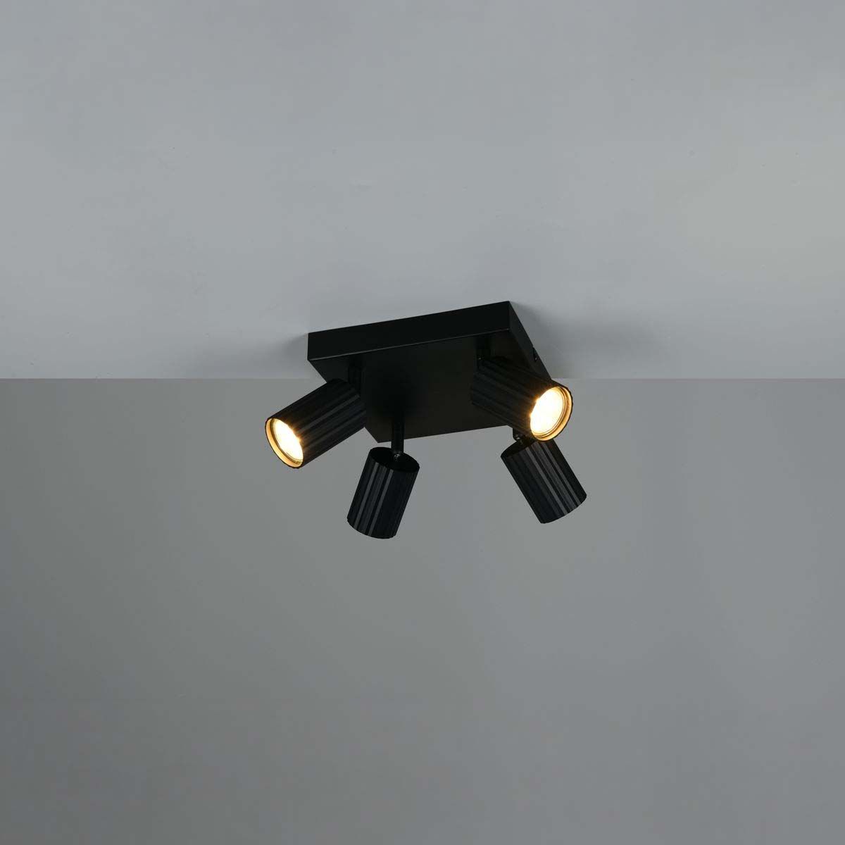 Lampade: Strahler, 4er, Schwarz, 20 cm x 20 cm – Nuovo (secondo la descrizione) da Kreuzlingen venduto da Smart-Light