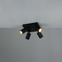 Strahler, 4er, Schwarz, 20 cm x 20 cm