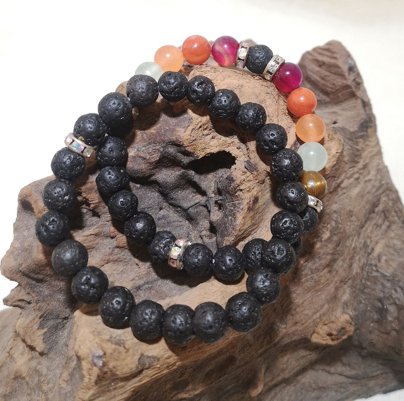 Bracciali & Braccialetti: Lavastein Armk.-Set - Spendenaktion – Nuovo (secondo la descrizione) da Unterkulm venduto da Nachtigall 2