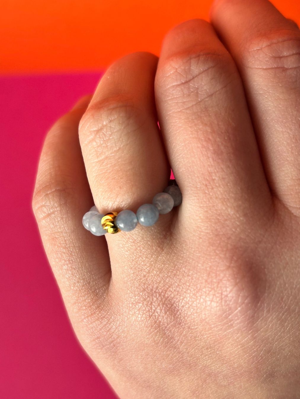 Ringe: Fingerring hellblau (friends) – Gebraucht aus Laufen von Bellebellezza 3
